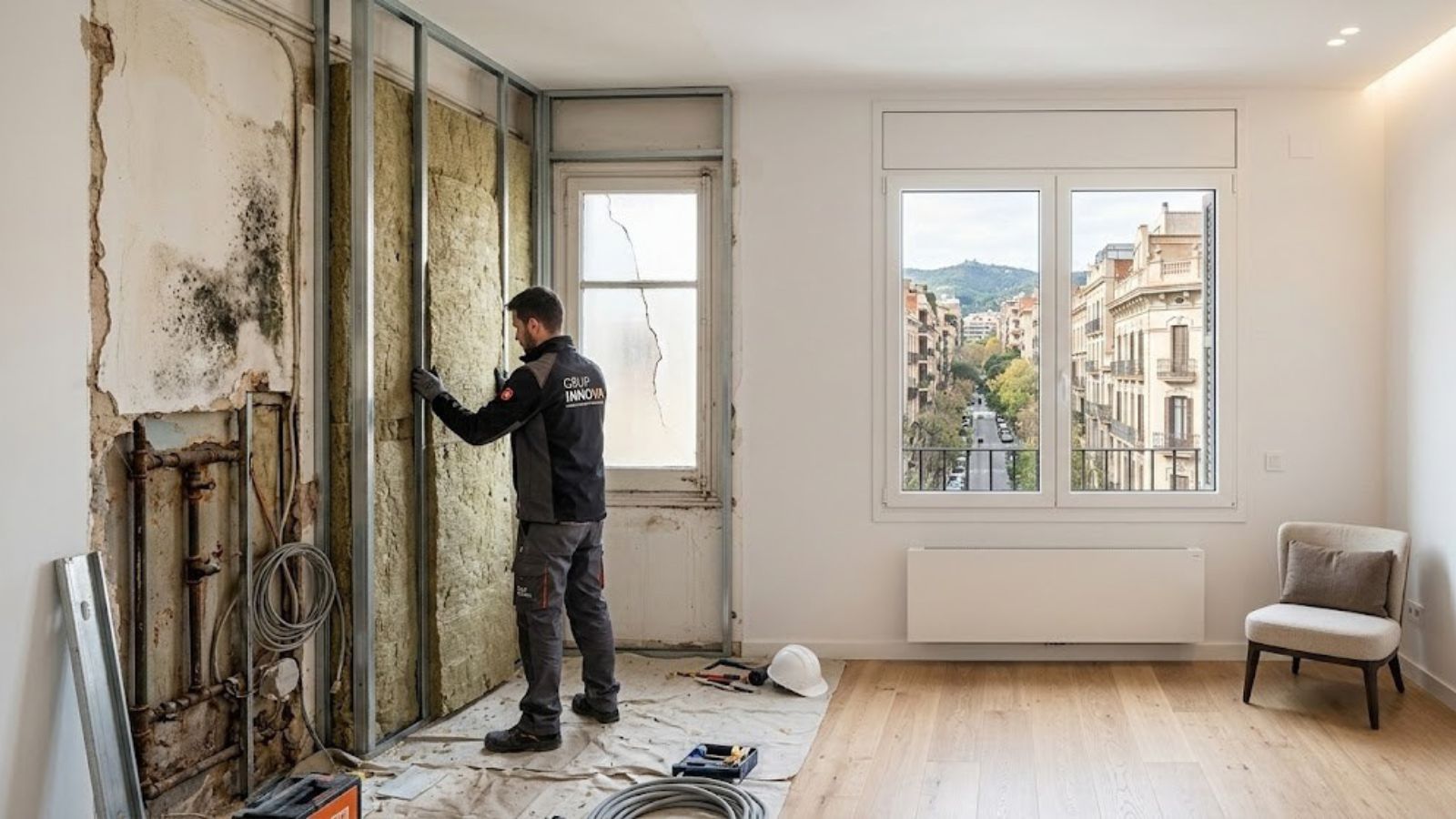 Vivir en Sant Gervasi es un privilegio, pero las fincas señoriales y los edificios exclusivos de la zona alta a menudo esconden secretos que el ojo inexperto no ve. Si notas que tu casa está siempre fría, escuchas el ascensor del vecino como si estuviera en tu salón o aparecen manchas sospechosas en el techo, no tienes un problema de decoración. Tienes enemigos ocultos.