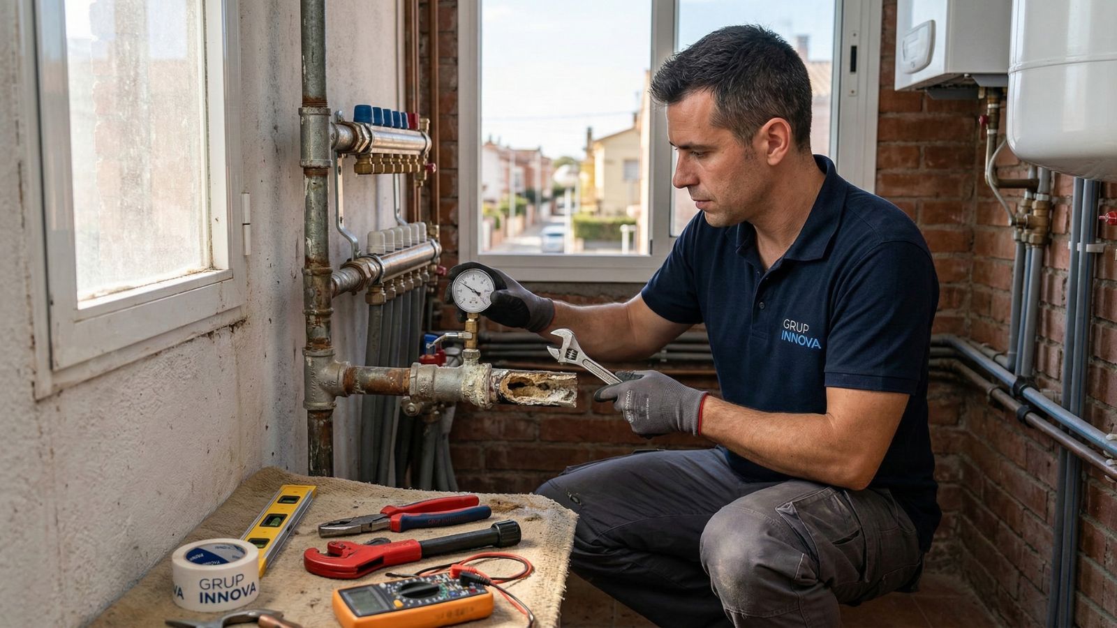 Si vives en una casa unifamiliar en Sant Vicenç dels Horts o en un piso en los barrios consolidados de Barcelona, es muy probable que te hayas enfrentado a la frustración de abrir el grifo y encontrar un hilo de agua. La presión de agua baja en casa no es solo una incomodidad a la hora de ducharse; es el síntoma de que tu instalación de fontanería está pidiendo una revisión urgente.