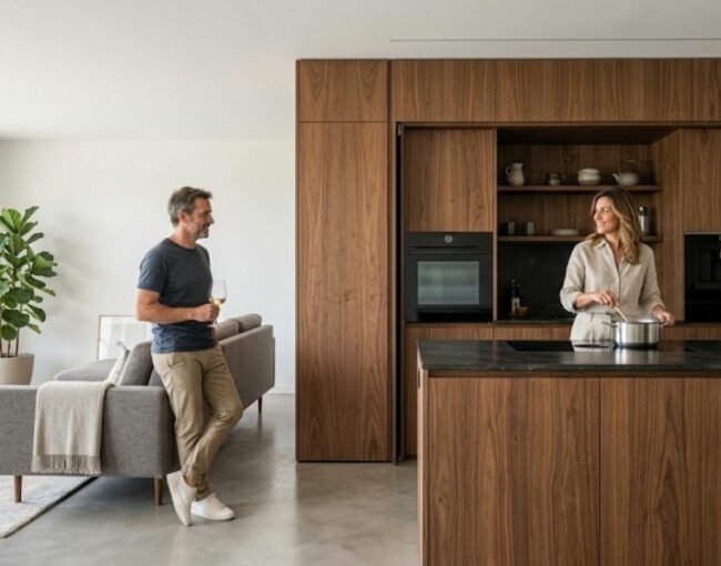 No dejes que tu cocina siga dictando el desorden de tu casa. En Grup Innova diseñamos espacios que se adaptan a tu vida, y no al revés. Si buscas una reforma sin dramas y con resultados de revista en la provincia de Barcelona, hablemos.