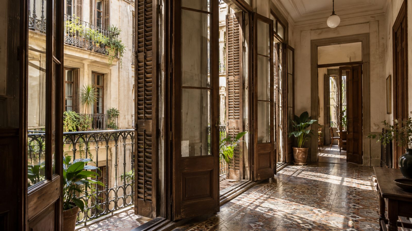 Persianas, patios y galerías: descubre las soluciones inteligentes de la arquitectura tradicional que siguen inspirando las reformas actuales.
